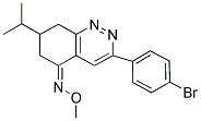 AZA(3-(4-BROMOPHENYL)-7-(ISOPROPYL)(6,7,8-TRIHYDROCINNOLIN-5-YLIDENE))METHOXYMETHANE 结构式