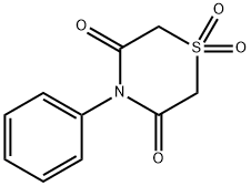 4-PHENYL-1LAMBDA6,4-THIAZINANE-1,1,3,5-TETRAONE 结构式