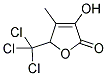 3-HYDROXY-4-METHYL-5-(TRICHLOROMETHYL)FURAN-2(5H)-ONE 结构式