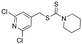 (2,6-DICHLORO-4-PYRIDYL)METHYL PIPERIDINE-1-CARBODITHIOATE 结构式