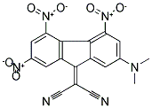 2-[2-(DIMETHYLAMINO)-4,5,7-TRINITRO-9H-FLUOREN-9-YLIDEN]MALONONITRILE 结构式