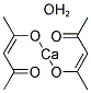 CALCIUM ACETYLACETONATE HYDRATE 结构式