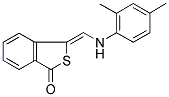 3-[(2,4-DIMETHYLANILINO)METHYLENE]-2-BENZOTHIOPHEN-1(3H)-ONE 结构式
