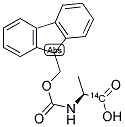 N-FMOC-L-ALANINE, [1-14C] 结构式