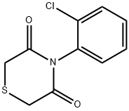 4-(2-CHLOROPHENYL)-3,5-THIOMORPHOLINEDIONE 结构式