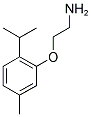 2-(2-ISOPROPYL-5-METHYL-PHENOXY)-ETHYLAMINE 结构式