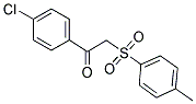 1-(4-Chlorophenyl)-2-[(4-methylphenyl)sulfonyl]-1-ethanone 结构式