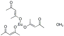 乙酰丙酮铕(III) 结构式