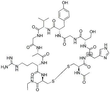 Ac-Cys-His-Ser-Gly-Tyr-Val-Gly-Ala-Arg-Cys-nhet 结构式