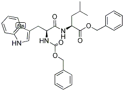 Z-TRP-LEU-OBZL 结构式