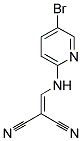 (((5-BROMO-2-PYRIDYL)AMINO)METHYLENE)METHANE-1,1-DICARBONITRILE 结构式