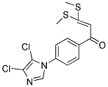 1-[4-(4,5-DICHLORO-1H-IMIDAZOL-1-YL)PHENYL]-3,3-DI(METHYLTHIO)PROP-2-EN-1-ONE 结构式