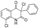 3,8-Dichloro-3-phenyl-1,2,3,4-tetrahydroquinoline-2,4-dione 结构式