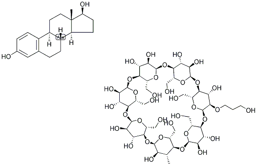 17BETA-ESTRADIOL, CYCLODEXTRIN-ENCAPSULATED 结构式