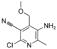 5-AMINO-2-CHLORO-4-METHOXYMETHYL-6-METHYLPYRIDINE 结构式