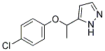 4-CHLOROPHENYL 1-(1H-PYRAZOL-5-YL)ETHYL ETHER 结构式