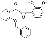 [2-(BENZYLOXY)PHENYL][3-(2,3-DIMETHOXYPHENYL)OXIRAN-2-YL]METHANONE 结构式