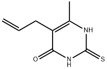 5-烯丙基-2-巯基-6-甲基嘧啶-4(3H)-酮 结构式