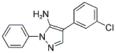 4-(3-CHLORO-PHENYL)-2-PHENYL-2H-PYRAZOL-3-YLAMINE 结构式