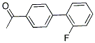 1-(2'-FLUORO[1,1'-BIPHENYL]-4-YL)ETHANONE 结构式