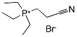 (2-CYANOETHYL)TRIETHYLPHOSPHONIUM BROMIDE 结构式