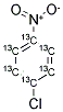 4-CHLORONITROBENZENE (13C6) 结构式