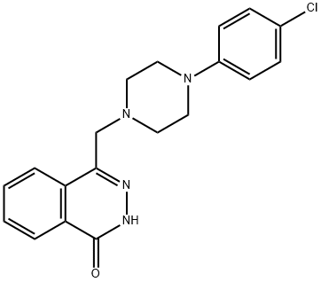 4-([4-(4-CHLOROPHENYL)PIPERAZINO]METHYL)-1(2H)-PHTHALAZINONE 结构式