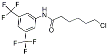 N1-[3,5-DI(TRIFLUOROMETHYL)PHENYL]-6-CHLOROHEXANAMIDE 结构式