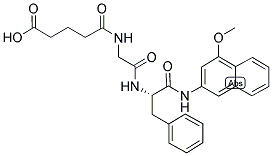 GLUTARYL-GLY-PHE-4M-BETA-NA 结构式