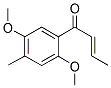 1-(2,5-DIMETHOXY-4-METHYLPHENYL)BUT-2-EN-1-ONE 结构式