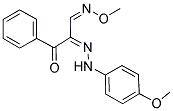 2-[2-(4-METHOXYPHENYL)HYDRAZONO]-3-OXO-3-PHENYLPROPANAL O-METHYLOXIME 结构式