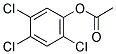 2,4,5-TRICHLOROPHENOL ACETATE 结构式