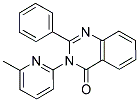 3-(6-METHYLPYRIDIN-2-YL)-2-PHENYLQUINAZOLIN-4(3H)-ONE 结构式