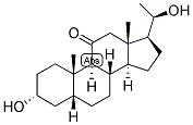 5-BETA-PREGNAN-3-ALPHA, 20-BETA-DIOL-11-ONE 结构式