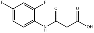 N-(2,4-DIFLUORO-PHENYL)-MALONAMIC ACID 结构式