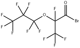Tetrafluoro-2-(heptafluoro-1-propoxy)propanoyl bromide 结构式