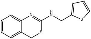 N-(2-THIENYLMETHYL)-4H-3,1-BENZOTHIAZIN-2-AMINE 结构式