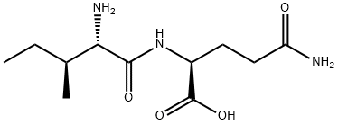 H-ILE-GLN-OH 结构式