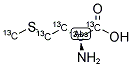 L-METHIONINE (U-13C5) 结构式