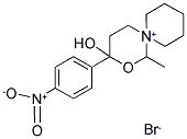 3-HYDROXY-1-METHYL-3-(4-NITROPHENYL)-2-OXA-6-AZONIASPIRO[5.5]UNDECANE BROMIDE 结构式