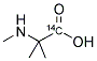 METHYLAMINOBUTYRIC ACID, ALPHA-, [1-14C] 结构式