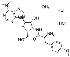 PUROMYCIN DIHYDROCHLORIDE HYDRATE 结构式