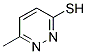 6-METHYLPYRIDAZINE-3-THIOL 结构式