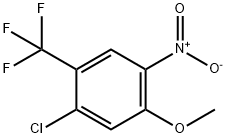 2-氯-4-甲氧基-5-硝基三氟甲苯 结构式