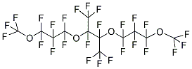 1,1,1,2,3,4,4,4-OCTAFLUORO-2,3-DI[1,1,2,2,3,3-HEXAFLUORO-3-(TRIFLUOROMETHOXY)PROPOXY]BUTANE 结构式