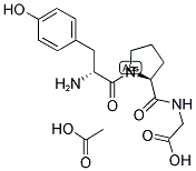 H-D-Tyr-Pro-Gly-OH AcOH 结构式