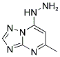 7-HYDRAZINO-5-METHYL[1,2,4]TRIAZOLO[1,5-A]PYRIMIDINE 结构式