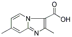2,7-DIMETHYLIMIDAZO[1,2-A]PYRIDINE-3-CARBOXYLIC ACID 结构式