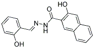 3-HYDROXY-N'-[(1E)-(2-HYDROXYPHENYL)METHYLENE]-2-NAPHTHOHYDRAZIDE 结构式