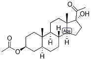 5-ALPHA-PREGNAN-3-BETA, 17-DIOL-20-ONE 3-ACETATE 结构式